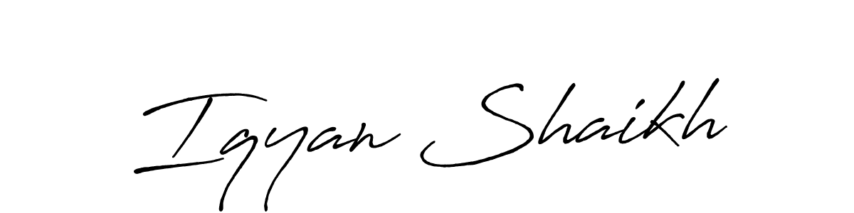 Once you've used our free online signature maker to create your best signature Antro_Vectra_Bolder style, it's time to enjoy all of the benefits that Iqyan Shaikh name signing documents. Iqyan Shaikh signature style 7 images and pictures png