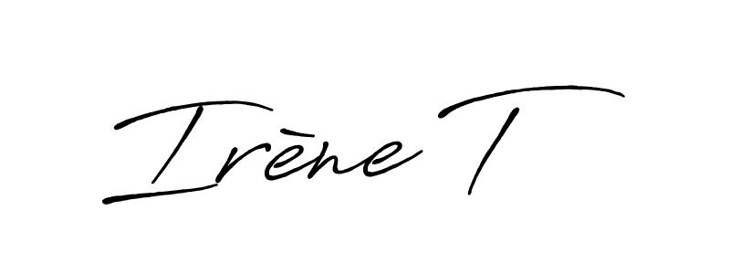 Make a beautiful signature design for name Irène T. Use this online signature maker to create a handwritten signature for free. Irène T signature style 7 images and pictures png