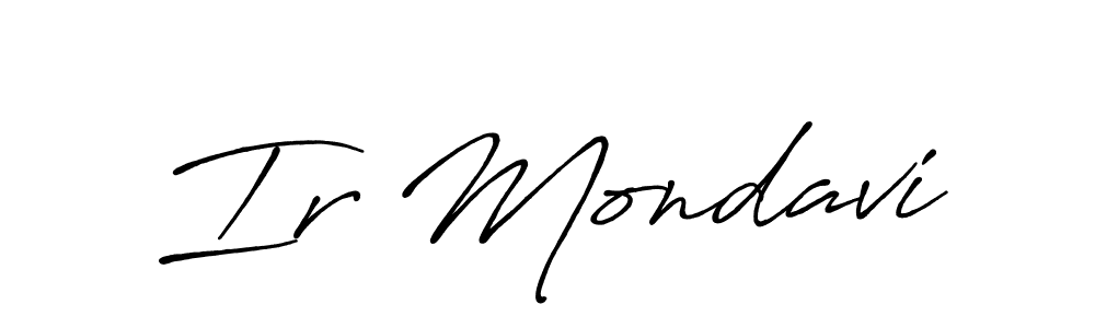 Antro_Vectra_Bolder is a professional signature style that is perfect for those who want to add a touch of class to their signature. It is also a great choice for those who want to make their signature more unique. Get Ir Mondavi name to fancy signature for free. Ir Mondavi signature style 7 images and pictures png