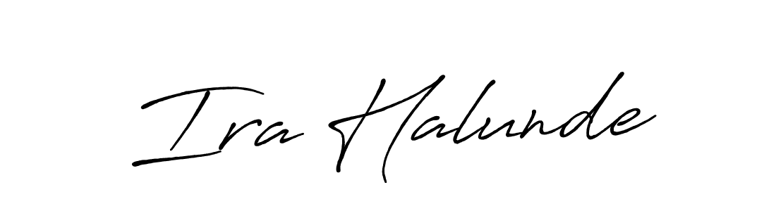 Make a beautiful signature design for name Ira Halunde. Use this online signature maker to create a handwritten signature for free. Ira Halunde signature style 7 images and pictures png