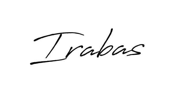 Also we have Irabas name is the best signature style. Create professional handwritten signature collection using Antro_Vectra_Bolder autograph style. Irabas signature style 7 images and pictures png
