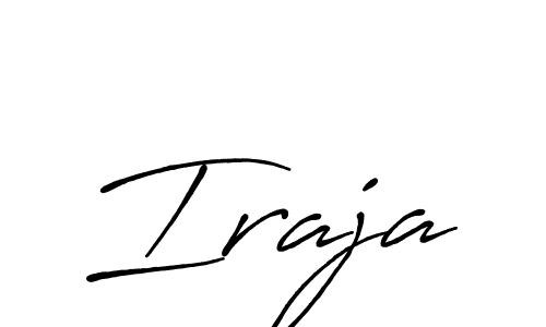 Also we have Iraja name is the best signature style. Create professional handwritten signature collection using Antro_Vectra_Bolder autograph style. Iraja signature style 7 images and pictures png