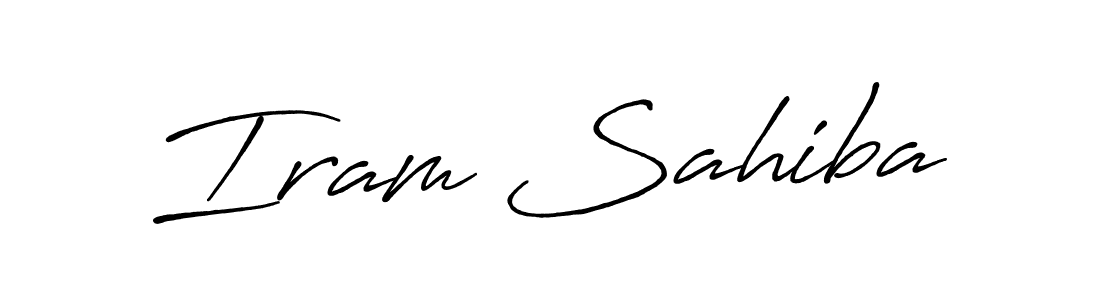 Make a beautiful signature design for name Iram Sahiba. Use this online signature maker to create a handwritten signature for free. Iram Sahiba signature style 7 images and pictures png