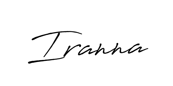 Make a beautiful signature design for name Iranna. Use this online signature maker to create a handwritten signature for free. Iranna signature style 7 images and pictures png