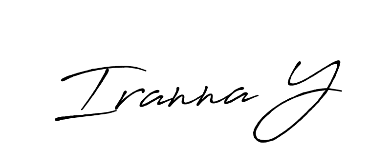 The best way (Antro_Vectra_Bolder) to make a short signature is to pick only two or three words in your name. The name Iranna Y include a total of six letters. For converting this name. Iranna Y signature style 7 images and pictures png