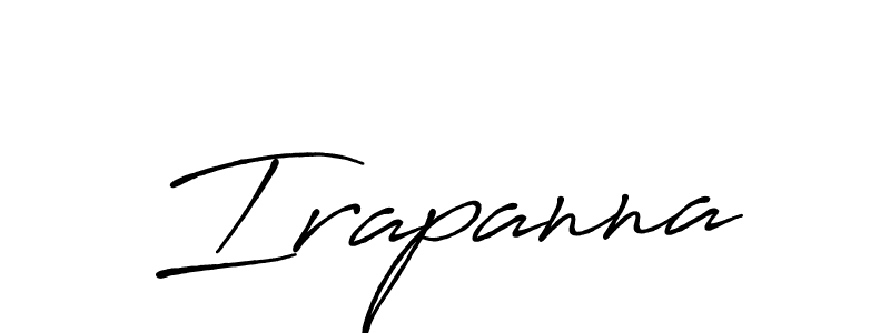 Also we have Irapanna name is the best signature style. Create professional handwritten signature collection using Antro_Vectra_Bolder autograph style. Irapanna signature style 7 images and pictures png