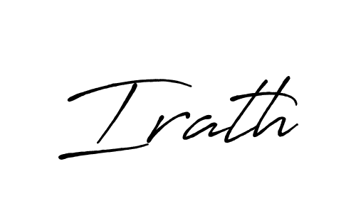 You should practise on your own different ways (Antro_Vectra_Bolder) to write your name (Irath) in signature. don't let someone else do it for you. Irath signature style 7 images and pictures png