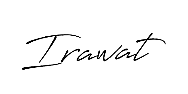 How to make Irawat name signature. Use Antro_Vectra_Bolder style for creating short signs online. This is the latest handwritten sign. Irawat signature style 7 images and pictures png