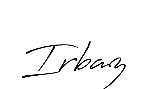 This is the best signature style for the Irbaz name. Also you like these signature font (Antro_Vectra_Bolder). Mix name signature. Irbaz signature style 7 images and pictures png