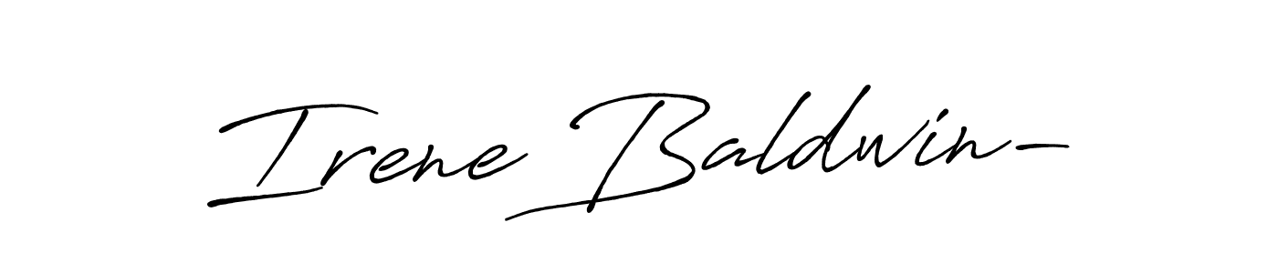 Once you've used our free online signature maker to create your best signature Antro_Vectra_Bolder style, it's time to enjoy all of the benefits that Irene Baldwin- name signing documents. Irene Baldwin- signature style 7 images and pictures png