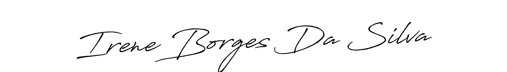 Also we have Irene Borges Da Silva name is the best signature style. Create professional handwritten signature collection using Antro_Vectra_Bolder autograph style. Irene Borges Da Silva signature style 7 images and pictures png