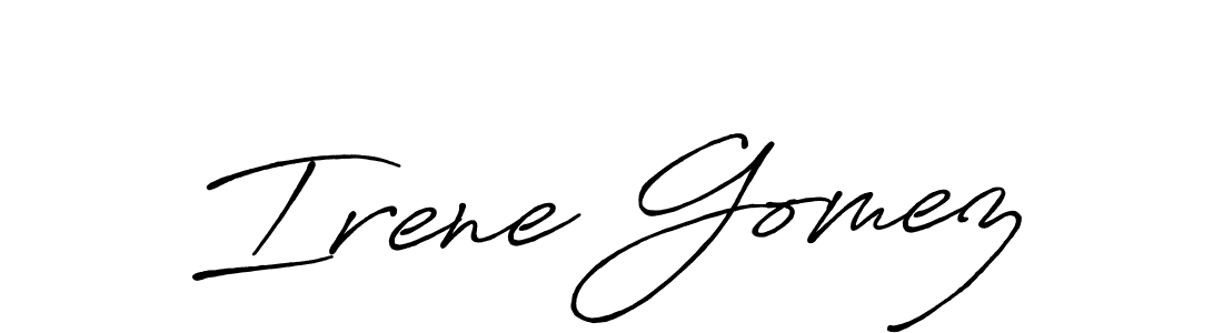 This is the best signature style for the Irene Gomez name. Also you like these signature font (Antro_Vectra_Bolder). Mix name signature. Irene Gomez signature style 7 images and pictures png