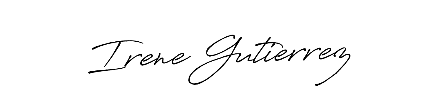 How to Draw Irene Gutierrez signature style? Antro_Vectra_Bolder is a latest design signature styles for name Irene Gutierrez. Irene Gutierrez signature style 7 images and pictures png