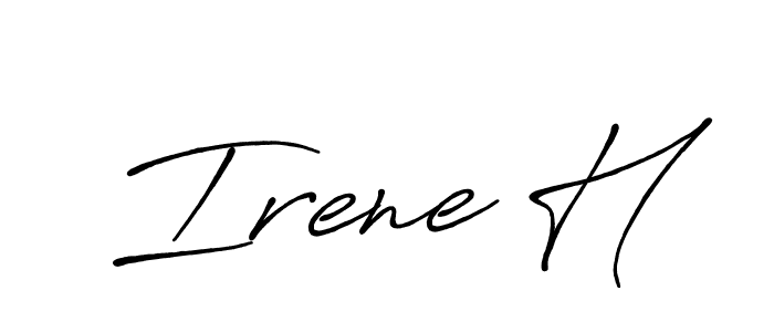 Make a beautiful signature design for name Irene H. Use this online signature maker to create a handwritten signature for free. Irene H signature style 7 images and pictures png