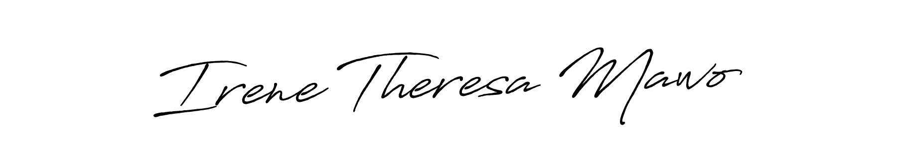 How to make Irene Theresa Mawo signature? Antro_Vectra_Bolder is a professional autograph style. Create handwritten signature for Irene Theresa Mawo name. Irene Theresa Mawo signature style 7 images and pictures png