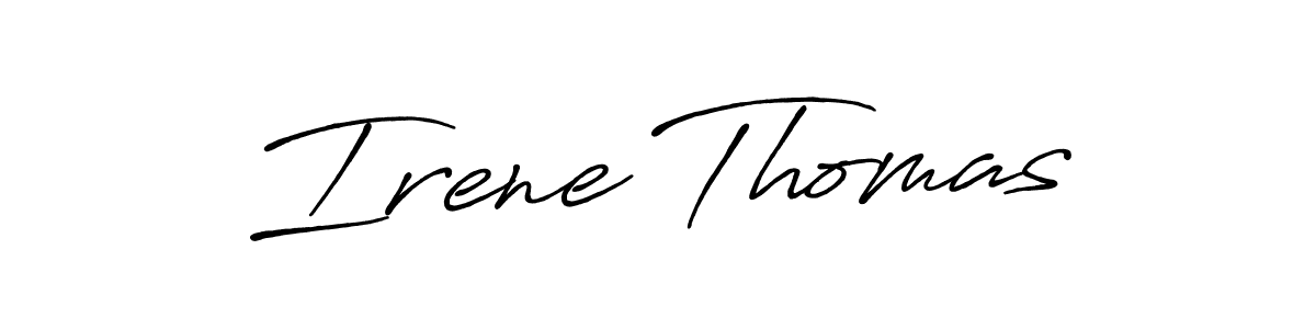 Use a signature maker to create a handwritten signature online. With this signature software, you can design (Antro_Vectra_Bolder) your own signature for name Irene Thomas. Irene Thomas signature style 7 images and pictures png