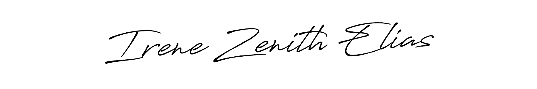 Also You can easily find your signature by using the search form. We will create Irene Zenith Elias name handwritten signature images for you free of cost using Antro_Vectra_Bolder sign style. Irene Zenith Elias signature style 7 images and pictures png