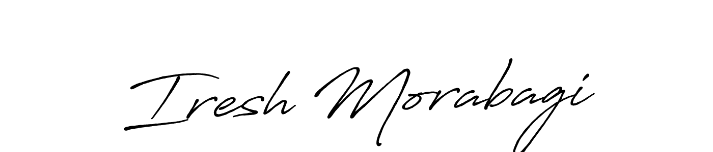 Best and Professional Signature Style for Iresh Morabagi. Antro_Vectra_Bolder Best Signature Style Collection. Iresh Morabagi signature style 7 images and pictures png