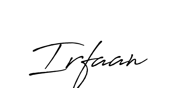 Antro_Vectra_Bolder is a professional signature style that is perfect for those who want to add a touch of class to their signature. It is also a great choice for those who want to make their signature more unique. Get Irfaan name to fancy signature for free. Irfaan signature style 7 images and pictures png