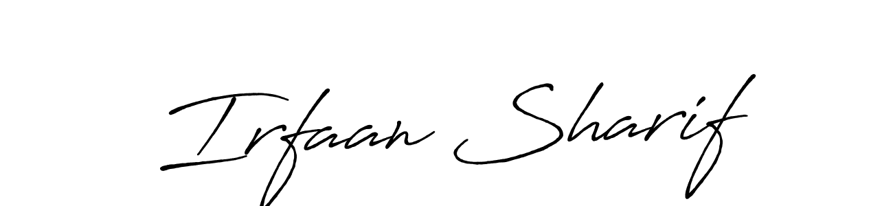 if you are searching for the best signature style for your name Irfaan Sharif. so please give up your signature search. here we have designed multiple signature styles  using Antro_Vectra_Bolder. Irfaan Sharif signature style 7 images and pictures png
