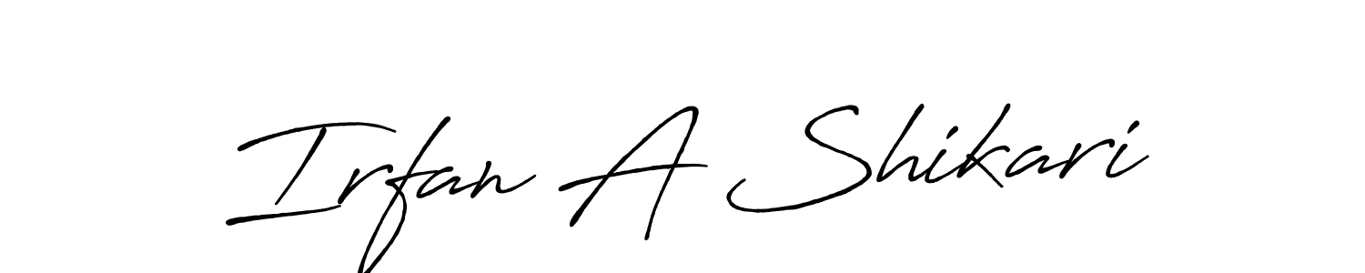 Once you've used our free online signature maker to create your best signature Antro_Vectra_Bolder style, it's time to enjoy all of the benefits that Irfan A Shikari name signing documents. Irfan A Shikari signature style 7 images and pictures png