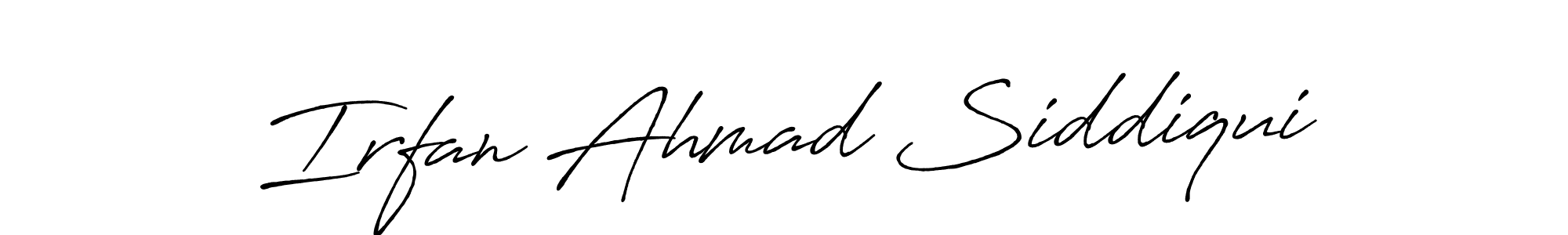The best way (Antro_Vectra_Bolder) to make a short signature is to pick only two or three words in your name. The name Irfan Ahmad Siddiqui include a total of six letters. For converting this name. Irfan Ahmad Siddiqui signature style 7 images and pictures png