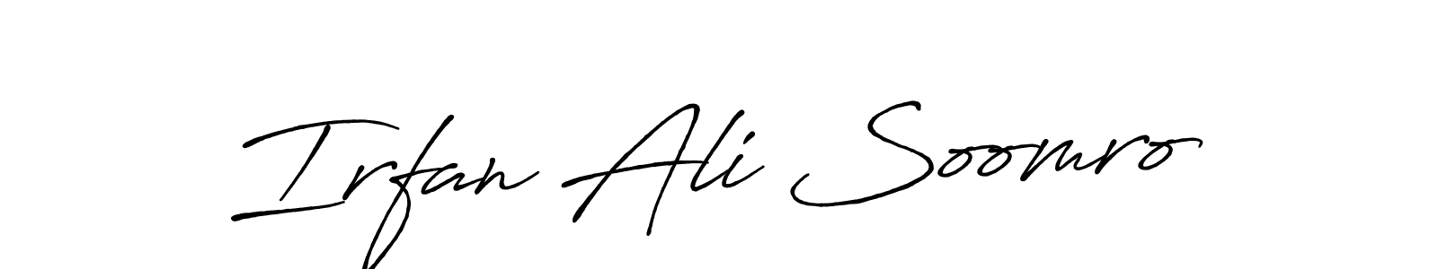 Make a beautiful signature design for name Irfan Ali Soomro. Use this online signature maker to create a handwritten signature for free. Irfan Ali Soomro signature style 7 images and pictures png