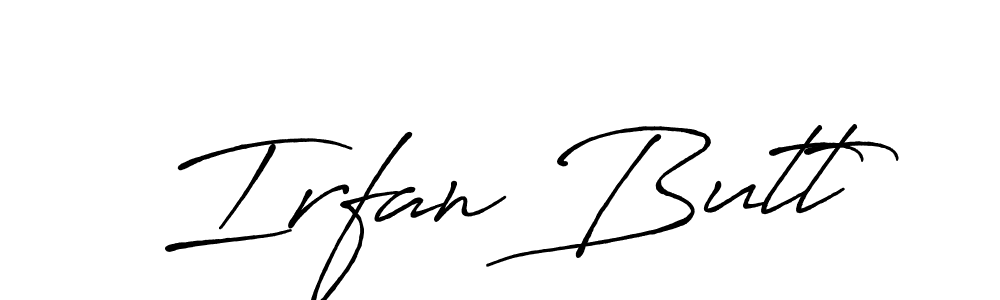 Antro_Vectra_Bolder is a professional signature style that is perfect for those who want to add a touch of class to their signature. It is also a great choice for those who want to make their signature more unique. Get Irfan Butt name to fancy signature for free. Irfan Butt signature style 7 images and pictures png