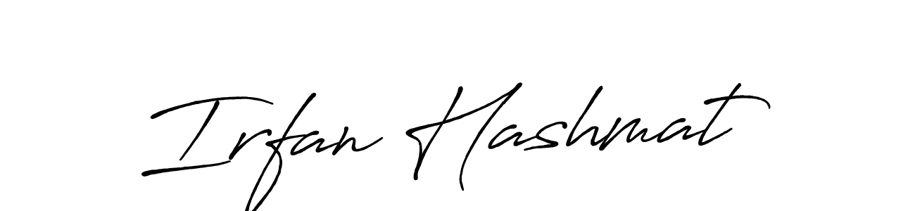 How to make Irfan Hashmat signature? Antro_Vectra_Bolder is a professional autograph style. Create handwritten signature for Irfan Hashmat name. Irfan Hashmat signature style 7 images and pictures png