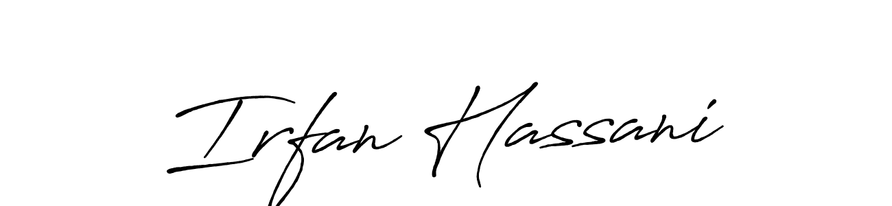 It looks lik you need a new signature style for name Irfan Hassani. Design unique handwritten (Antro_Vectra_Bolder) signature with our free signature maker in just a few clicks. Irfan Hassani signature style 7 images and pictures png