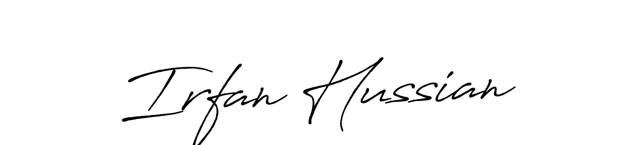 How to make Irfan Hussian name signature. Use Antro_Vectra_Bolder style for creating short signs online. This is the latest handwritten sign. Irfan Hussian signature style 7 images and pictures png
