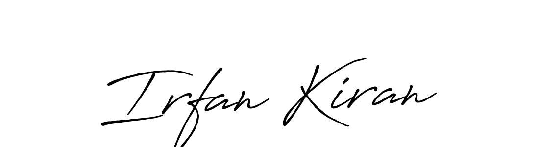 The best way (Antro_Vectra_Bolder) to make a short signature is to pick only two or three words in your name. The name Irfan Kiran include a total of six letters. For converting this name. Irfan Kiran signature style 7 images and pictures png