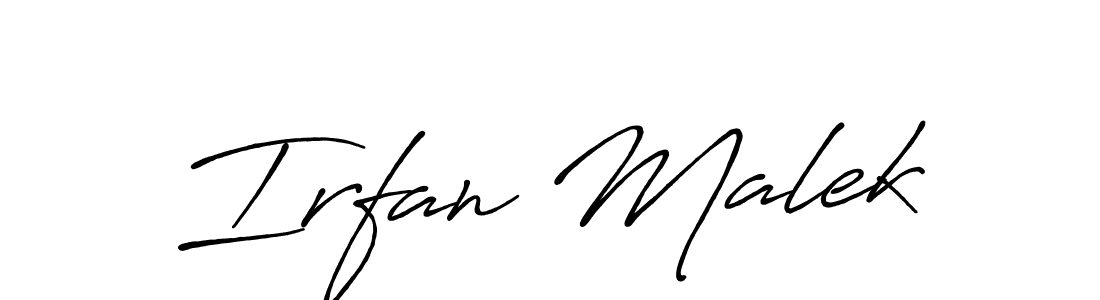 Make a short Irfan Malek signature style. Manage your documents anywhere anytime using Antro_Vectra_Bolder. Create and add eSignatures, submit forms, share and send files easily. Irfan Malek signature style 7 images and pictures png