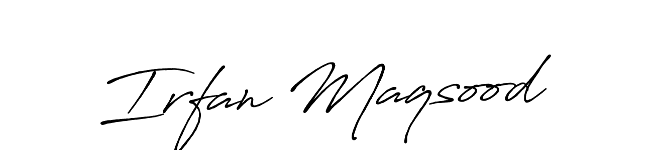 Make a short Irfan Maqsood signature style. Manage your documents anywhere anytime using Antro_Vectra_Bolder. Create and add eSignatures, submit forms, share and send files easily. Irfan Maqsood signature style 7 images and pictures png