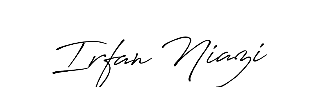 Similarly Antro_Vectra_Bolder is the best handwritten signature design. Signature creator online .You can use it as an online autograph creator for name Irfan Niazi. Irfan Niazi signature style 7 images and pictures png