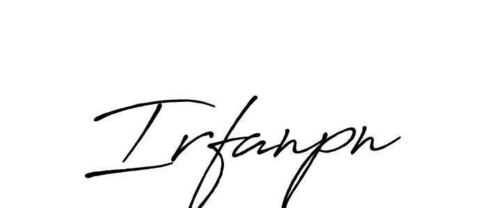 How to make Irfanpn signature? Antro_Vectra_Bolder is a professional autograph style. Create handwritten signature for Irfanpn name. Irfanpn signature style 7 images and pictures png