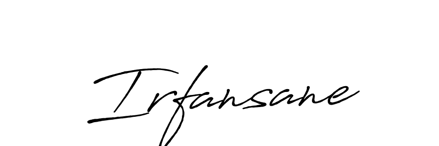 Also You can easily find your signature by using the search form. We will create Irfansane name handwritten signature images for you free of cost using Antro_Vectra_Bolder sign style. Irfansane signature style 7 images and pictures png