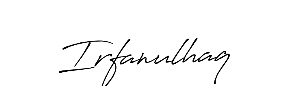 Similarly Antro_Vectra_Bolder is the best handwritten signature design. Signature creator online .You can use it as an online autograph creator for name Irfanulhaq. Irfanulhaq signature style 7 images and pictures png