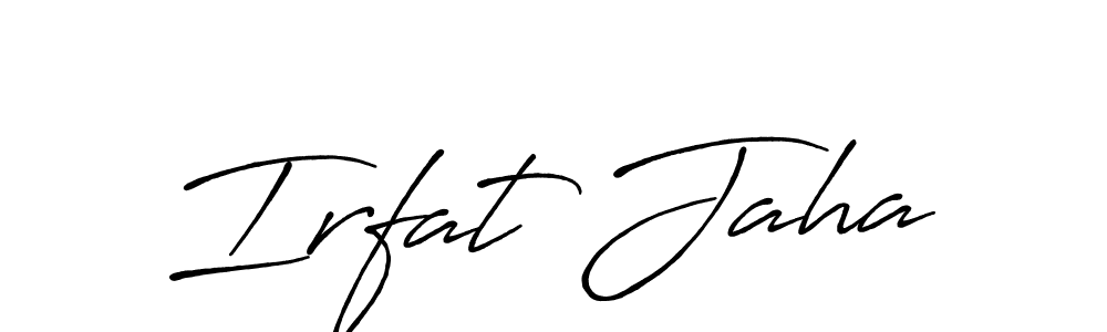 You should practise on your own different ways (Antro_Vectra_Bolder) to write your name (Irfat Jaha) in signature. don't let someone else do it for you. Irfat Jaha signature style 7 images and pictures png