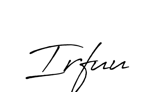 It looks lik you need a new signature style for name Irfuu. Design unique handwritten (Antro_Vectra_Bolder) signature with our free signature maker in just a few clicks. Irfuu signature style 7 images and pictures png