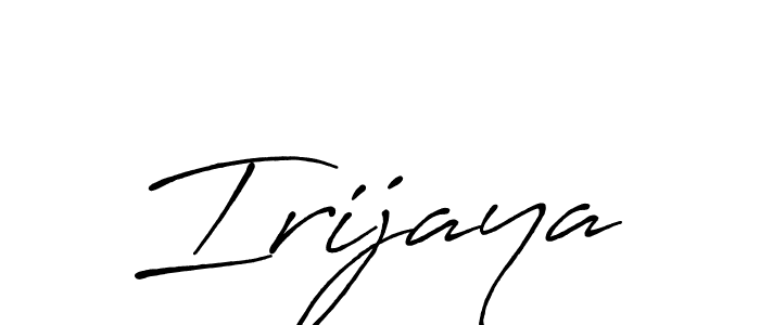 It looks lik you need a new signature style for name Irijaya. Design unique handwritten (Antro_Vectra_Bolder) signature with our free signature maker in just a few clicks. Irijaya signature style 7 images and pictures png