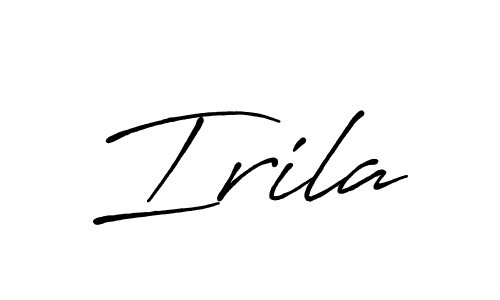 Once you've used our free online signature maker to create your best signature Antro_Vectra_Bolder style, it's time to enjoy all of the benefits that Irila name signing documents. Irila signature style 7 images and pictures png