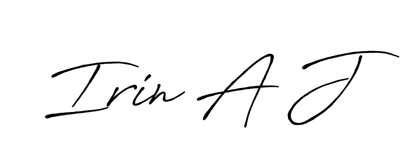 Here are the top 10 professional signature styles for the name Irin A J. These are the best autograph styles you can use for your name. Irin A J signature style 7 images and pictures png