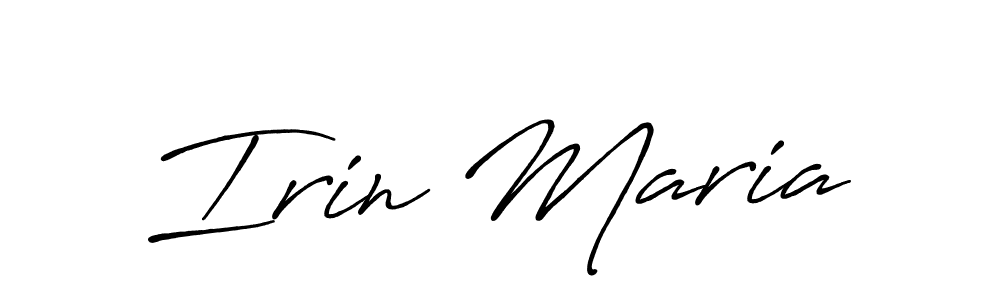 It looks lik you need a new signature style for name Irin Maria. Design unique handwritten (Antro_Vectra_Bolder) signature with our free signature maker in just a few clicks. Irin Maria signature style 7 images and pictures png