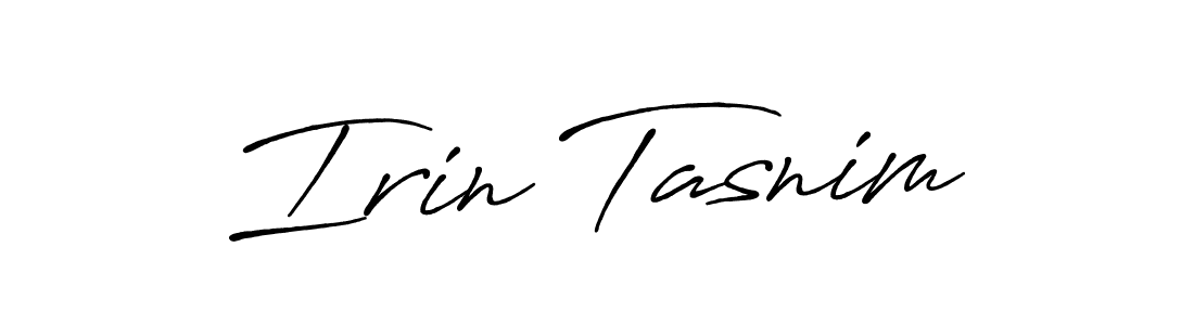 Use a signature maker to create a handwritten signature online. With this signature software, you can design (Antro_Vectra_Bolder) your own signature for name Irin Tasnim. Irin Tasnim signature style 7 images and pictures png