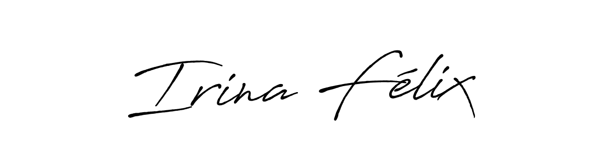 See photos of Irina Félix official signature by Spectra . Check more albums & portfolios. Read reviews & check more about Antro_Vectra_Bolder font. Irina Félix signature style 7 images and pictures png