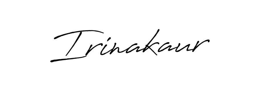 Design your own signature with our free online signature maker. With this signature software, you can create a handwritten (Antro_Vectra_Bolder) signature for name Irinakaur. Irinakaur signature style 7 images and pictures png