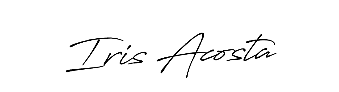 Also we have Iris Acosta name is the best signature style. Create professional handwritten signature collection using Antro_Vectra_Bolder autograph style. Iris Acosta signature style 7 images and pictures png