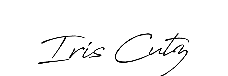 The best way (Antro_Vectra_Bolder) to make a short signature is to pick only two or three words in your name. The name Iris Cutz include a total of six letters. For converting this name. Iris Cutz signature style 7 images and pictures png