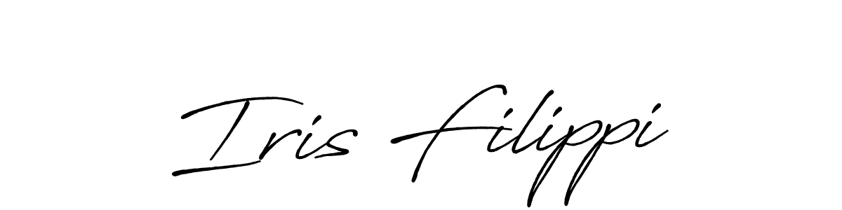 The best way (Antro_Vectra_Bolder) to make a short signature is to pick only two or three words in your name. The name Iris Filippi include a total of six letters. For converting this name. Iris Filippi signature style 7 images and pictures png